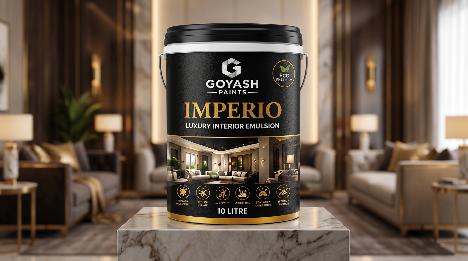 Elegant exterior paint application